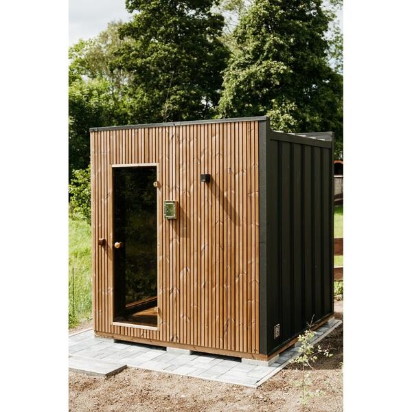 Sauna exterior daytime